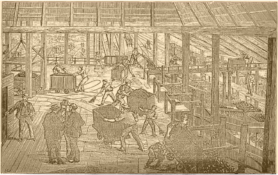 A.A. Company Mine, convicts loading coal at Newcastle.