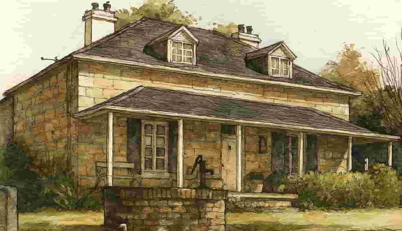 AI rendered image of Cadell Cottage